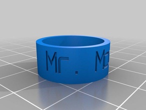 modlin ring size 9 anelli su misura 3d print model - Mito3D
