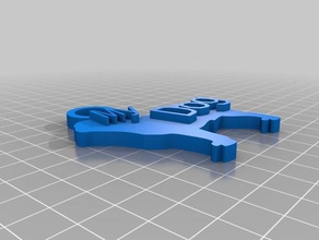 my customized keychain dog keychains 3d print model - Mito3D