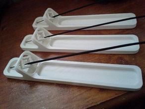 incese holder budda buddah design household incense 3d print model - Mito3D