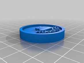 Robotik-Münze Münzen und Abzeichen kundengebundene 3d print model - Mito3D