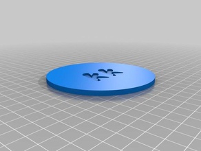 kk verre coaster L'impression 3d personnalisé 3d print model - Mito3D