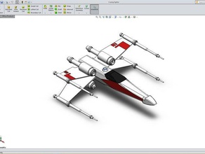 star wars - x wing fighter toy & game accessories 3d print model - Mito3D