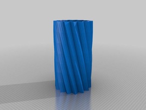 kallel petal tasarım vazo özelleştirilmiş kaplar 3d print model - Mito3D