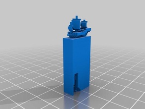 Piraten-Schiff 3d-drucken minecraft 3d print model - Mito3D