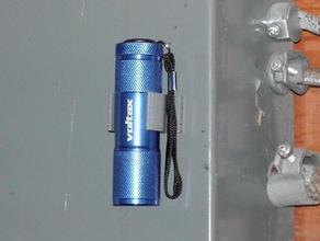 voltax lampe de poche clip titulaire l'organisation 3d print model - Mito3D