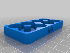 battery tray 18350 containers customized 3d print model - Mito3D