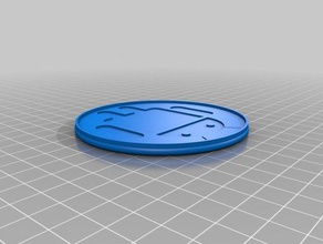 android coaster kitchen & dining 3d print model - Mito3D