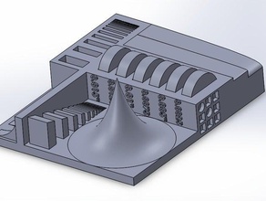 Impressora 3d tolerância de teste A impressão testes cavidade curvatura exemplo característica tamanho o parede largura bem 3d print model - Mito3D
