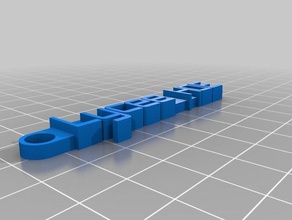 lycee hqe keychain organization customized 3d print model - Mito3D