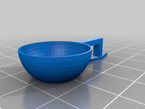 2-ml-Messbecher jeder Lautstärke Mathe-Kunst kundengebundene 3d print model - Mito3D