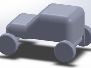 kleines Spielzeug - Auto & game Zubehör 3d 3dprintable 3d-drucken Montage bugati Autos pin pins Fahrzeug Fahrzeuge Rad Räder 3d print model - Mito3D