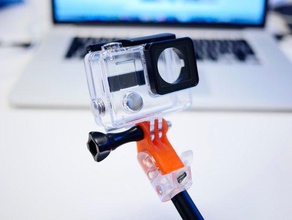 gopro vieux xsories selfie-stick adaptateur de la caméra montage 3d print model - Mito3D
