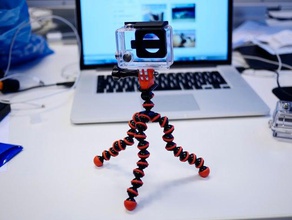 gopro joby gorillapod original magnetic camera mount 3d print model - Mito3D