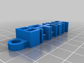 porte cle organizasyon özelleştirilmiş 3d print model - Mito3D