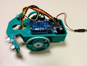 arduino robot móvil la robótica 3d print model - Mito3D