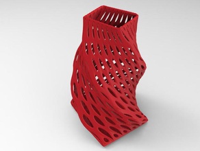 vazatriniks3 decor flower vase hole 3d print model - Mito3D