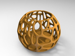 vazatriniks4 decor flower vase hole 3d print model - Mito3D