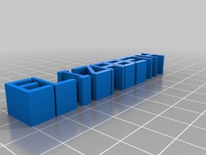 elizabeth organización personalizado 3d print model - Mito3D