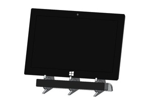 microsoft surface adjustable eyetribe et1000 eye tracker stand tablet pro 3d print model - Mito3D