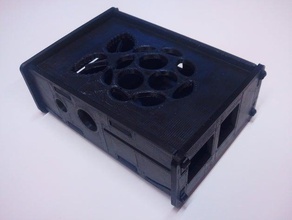 adafruit raspberry pi case tarzı elektronik çoğaltıcı 3d print model - Mito3D