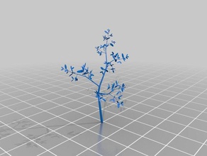 fern-o ağacı modelleri customizer fraktal openscad ağaç 3d print model - Mito3D