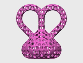 paradoxe de la conception joli coeur bouteille klein art cœur belle meshmixer le 3d print model - Mito3D