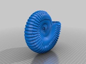 amonita las esculturas ammonoidea hoyle jonathan shell 3d print model - Mito3D