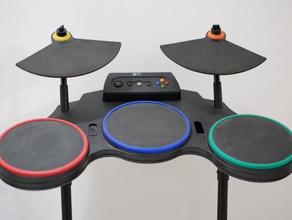 guitar hero world tour cymbale noix jouets & accessoires de jeux les cymbales tambours héros la guitare 3d print model - Mito3D