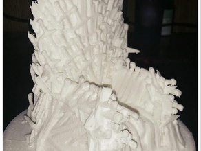 eisernen Thron fest Skulpturen Spiel game thrones Eisen Throne 3d print model - Mito3D