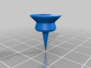 simple cake candle holder kitchen & dining candleholder 3d print model - Mito3D