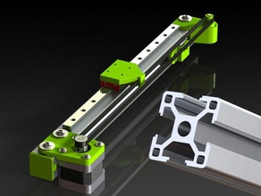 movimento linear guia 3030 Impressora 3d de peças 30x30 perfil alumínio o mgn mgn-12h mgn12 mgn12h mr12 3d print model - Mito3D