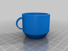 cappuccino-Tasse 3d-drucken 3d 3d print model - Mito3D