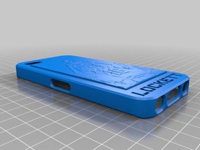 tyler lockett iphone 5c k-state phone case accessories powercat 3d print model - Mito3D