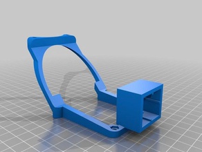 fan & Sucher zu unterstützen 3d-Drucker Teile Lüfter rep finder reprap 3d print model - Mito3D
