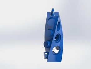 trenzado de ladrillo llaveros flex llavero lego el colgante sla twist 3d print model - Mito3D