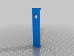 simple multi-function hood door tool duplicator 4s 3d printer accessories holder latch wanhao 3d print model - Mito3D