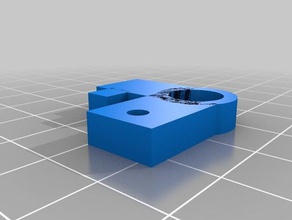 qu-bd two-up hot end tensioner hinge 3d printer parts hing 3d print model - Mito3D