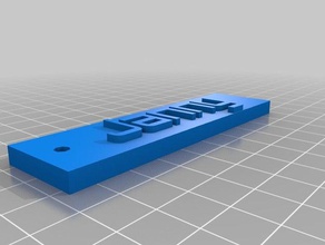 mi personalizados namensschild personalizado 3d print model - Mito3D