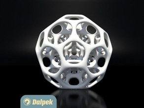 hyper pallone da calcio matematica arte art icosaedro di troncato 3d print model - Mito3D