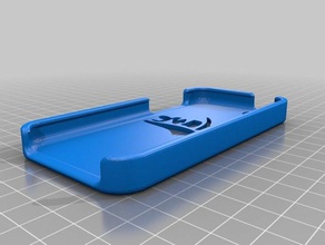 iphone 5c wave mobile phone 3d print model - Mito3D