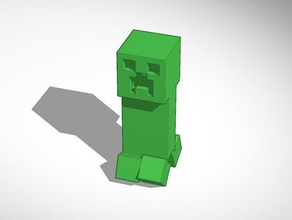 creeper yürüyor sanat oyunlar yeşil minecraft bitki video oyunu yürüyüş 3d print model - Mito3D