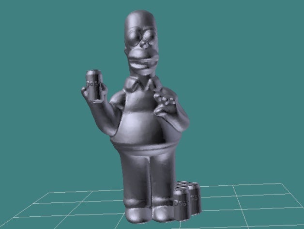 homer simpson models 3D print model - Mito3D