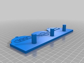 a minha chave personalizada cabide personalizador de sistemas organização personalizado 3d print model - Mito3D