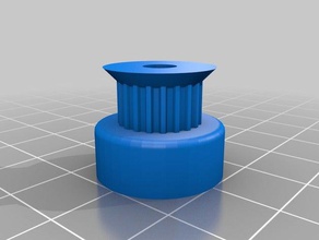 my customized parametric pulley -20t 3d printer parts 3d print model - Mito3D