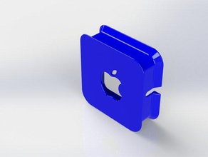 macbook 60w charger wrap v21 computer apple mac 3d print model - Mito3D