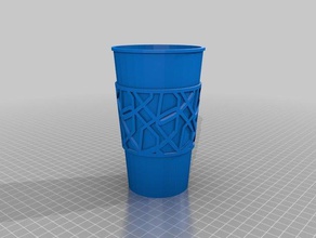 cup sleeve2 Küche und Esszimmer kundengebundene 3d print model - Mito3D