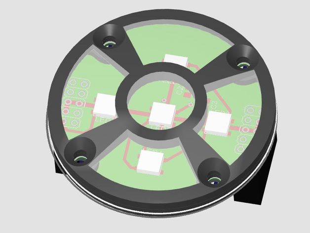 as5045b magnetic position sensor ws2812b leds in der Robotik as5045 robitics Roboter-arm 3D print model - Mito3D