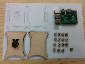 raspberry pi b+ case tool holders & boxes b 3d print model - Mito3D