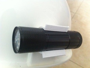capacete clipe porto de frete 9 led mini lanterna as ferramentas personalizado 3d print model - Mito3D