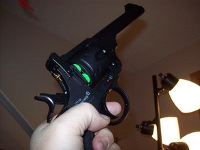 webley mkvi replica co2 bb ammo blanks props gun movie prop revolver 3d print model - Mito3D